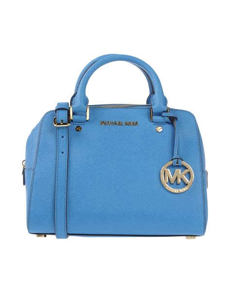 michael kors royal blue handbag.